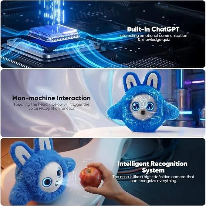 Smart AI Companion Robot – Cute Pet Desk Robot